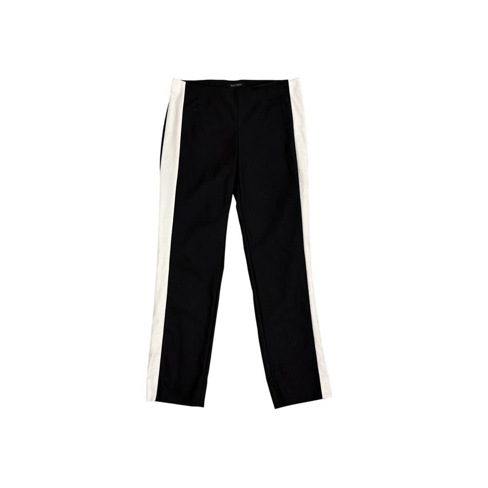 White House Black Market Tuxedo Side Stripe Taper Ankle Pants Size 6